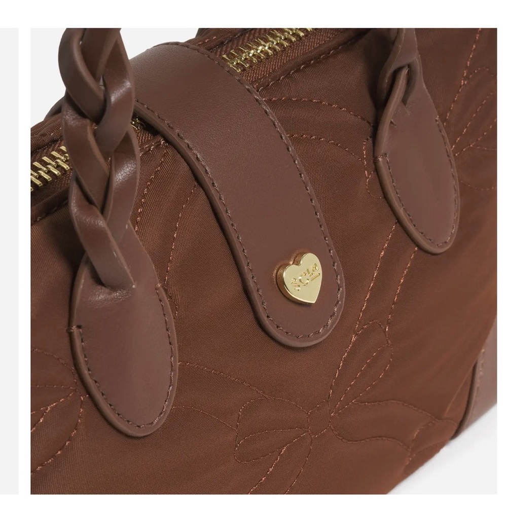 Stoney Clover Lane Brown Quilted Mini Bag - Picture 6 of 7